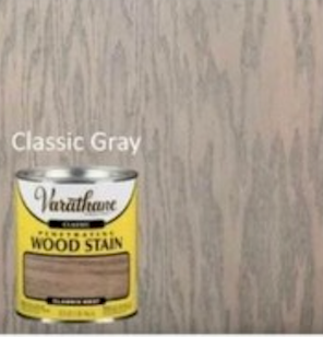 Wood Shelf Cover for Wire Shelves - Classic Gray Stain Color